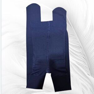 Navy Blue Stretch Shaping Tights High-Rise